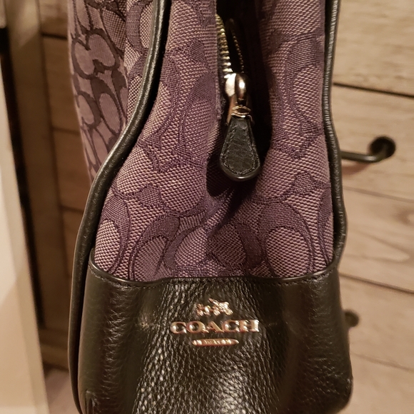 Coach black & grey bucket purse - Picture 2 of 5